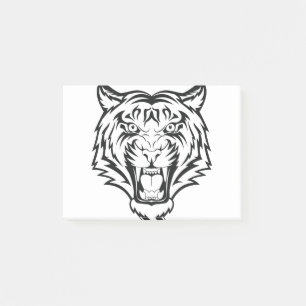 Tiger Face Post-it Notes