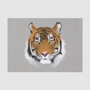 Tiger face tissue paper
