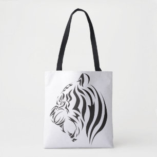 Tiger Face Tote Bag