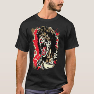 TIGER FACE WILD ANIMAL LEOPARD WILDLIFE BIG CAT T-Shirt