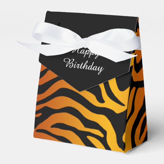 Tiger Favor Box (Front Side)