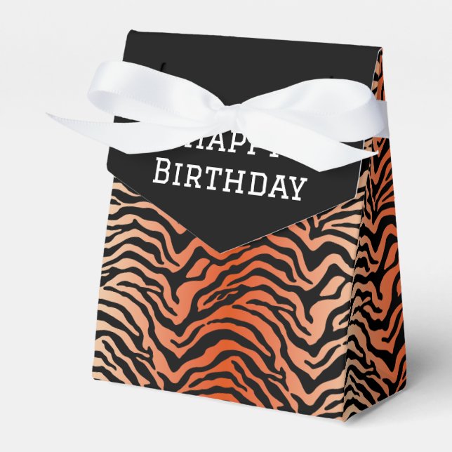 Tiger Favour Box (Front Side)