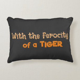 Tiger Ferocity (Animal Energy)- Accent Pillow