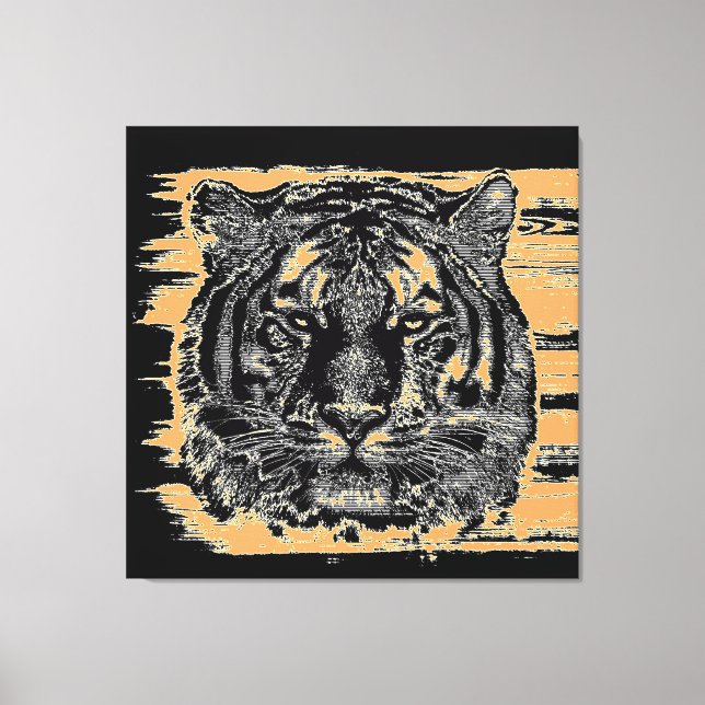 Tiger Fine Art 2 Wrapped Canvas (Front)