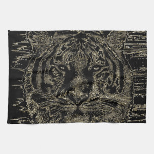 Tiger Fine Art 6 - Kitchen Towel