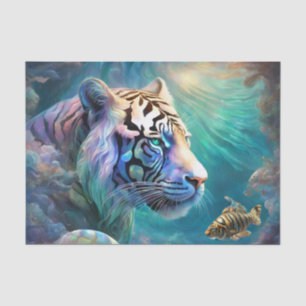 Tiger Fish Decoupage Tissue Paper
