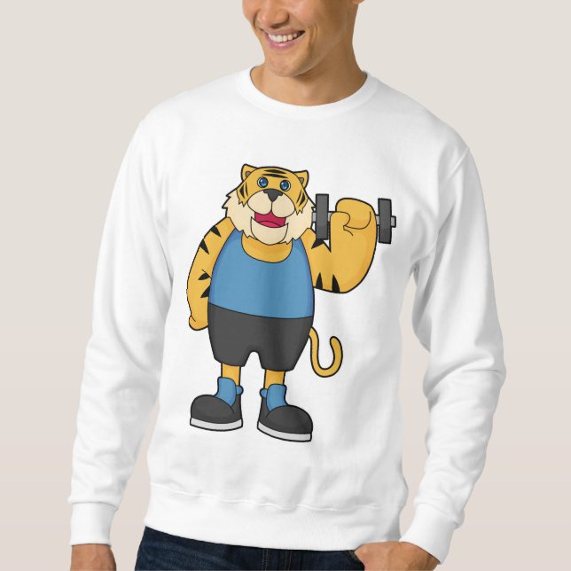 Tiger Fitness Dumbbell Sweatshirt (Front)