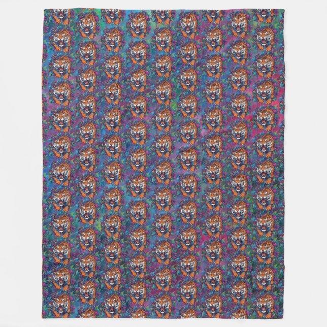Tiger Fleece Blanket (Front)