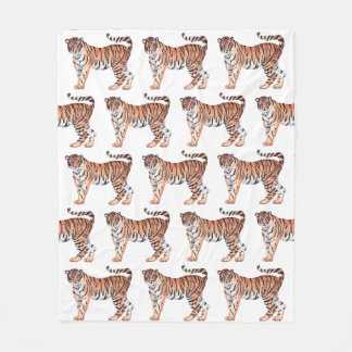 Tiger Fleece Blanket