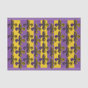 Tiger Fleur de lis Tissue Paper
