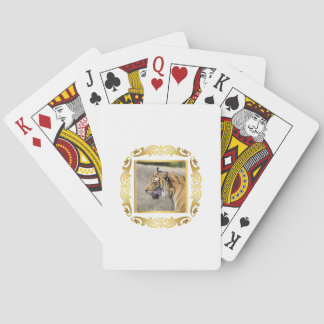 Tiger Framed Playing Cards