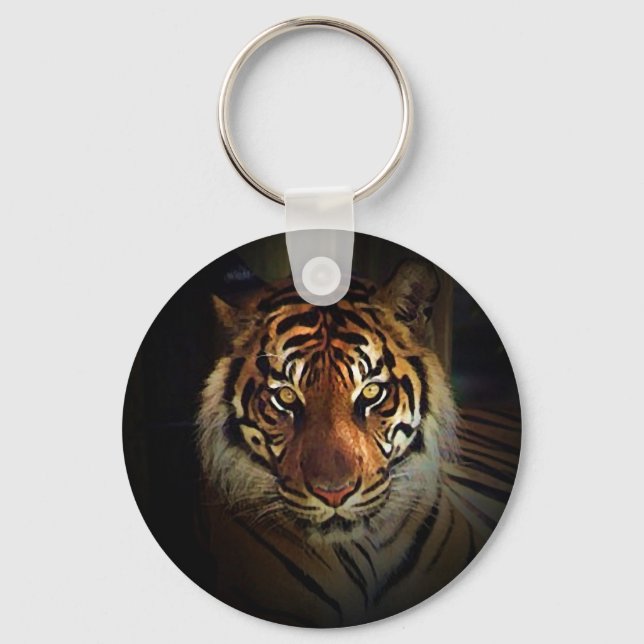 Tiger Free Spirit Keychain (Front)