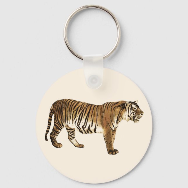Tiger Free Spirit Keychain (Front)
