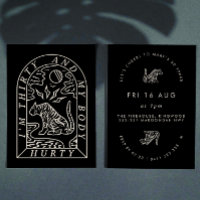 Tiger Funny Body Hurty 30th Birthday Invitation