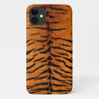 Tiger Fur Orange and Black Animal Pattern