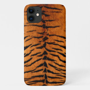 Tiger Fur Orange and Black Animal Pattern iPhone 11 Case
