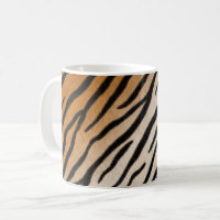 Tiger Fur Realistic Striped Wild Animal Print
