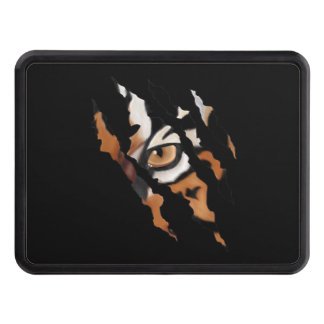 Tiger Gift |Fearless Tiger Cat Eye Claw Silhouette Trailer Hitch Cover