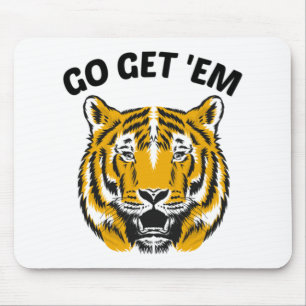 TIGER GO GET 'EM MOUSE PAD