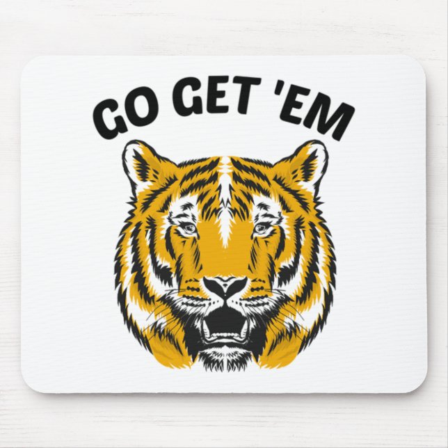 TIGER GO GET 'EM MOUSE PAD (Front)