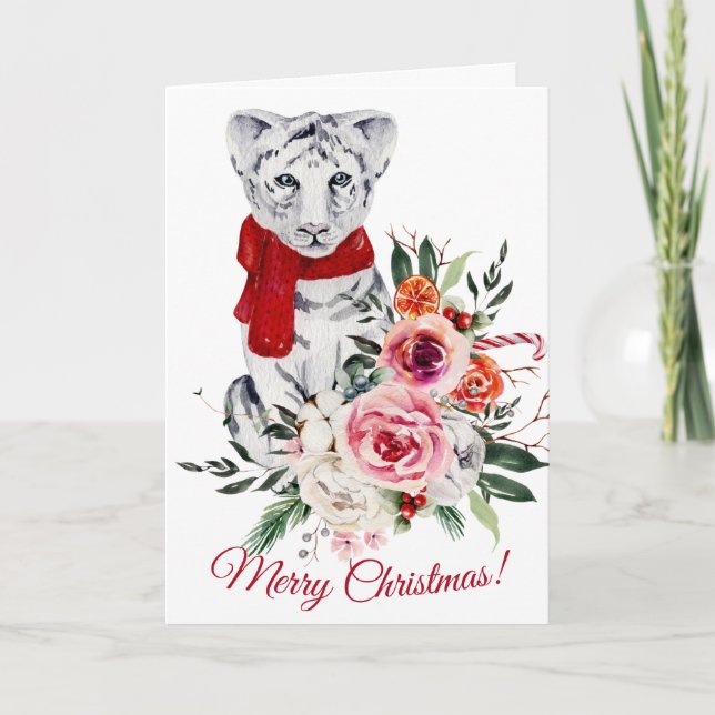 Tiger Greeting Card (Front)