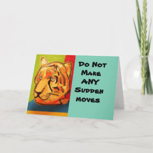 Tiger Greeting Card