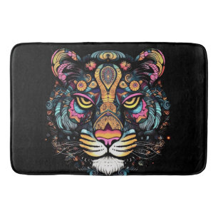 Tiger Head  Bath Mat