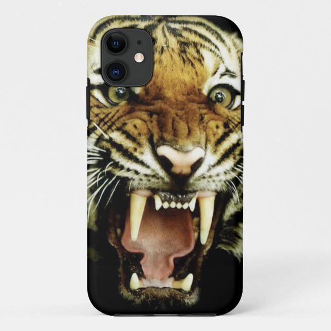 Tiger Head Case-Mate iPhone Case (Back)