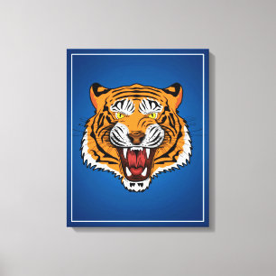 Tiger Head Design-24327 Canvas Print