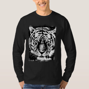 Tiger Head Pop Art Elegant Modern Template Basic T-Shirt