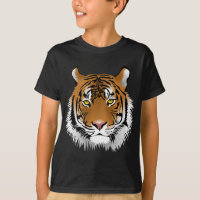 Tiger Head Print Design