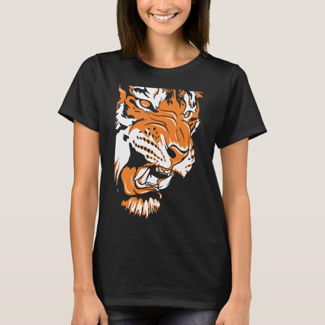 Tiger head T-Shirt (Front)