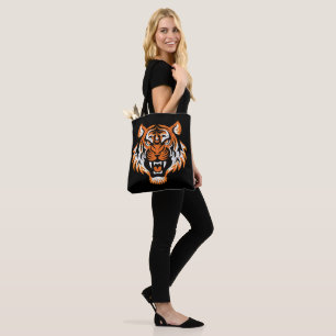 Tiger Head Tote Bag