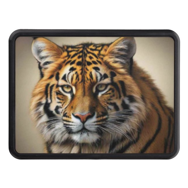 Tiger Head Trailer Hitch Cover (Front)
