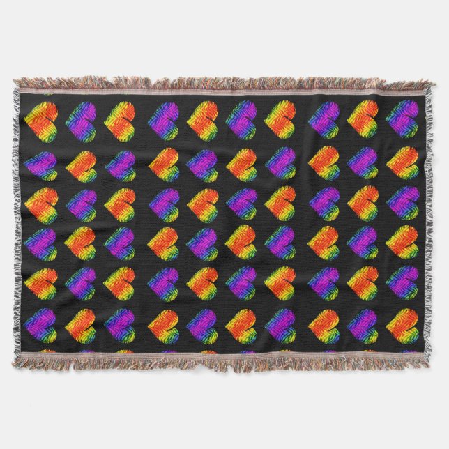 Tiger Heart 3 Throw Blanket (Front)