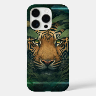 Tiger hiding in Foliage iPhone 16 Pro Case