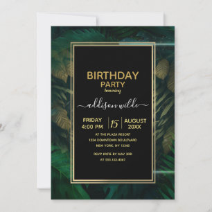 Tiger hiding in Foliage               Invitation