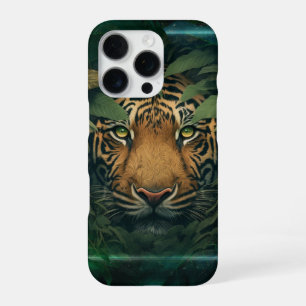 Tiger hiding in Foliage               iPhone 16 Pro Case