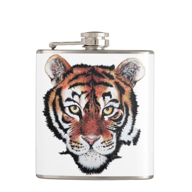 Tiger hip flask (Front)