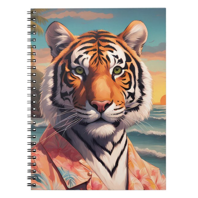 Tiger Holiday Notebook (Front)