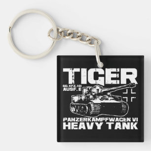 Tiger I Acrylic Keychain