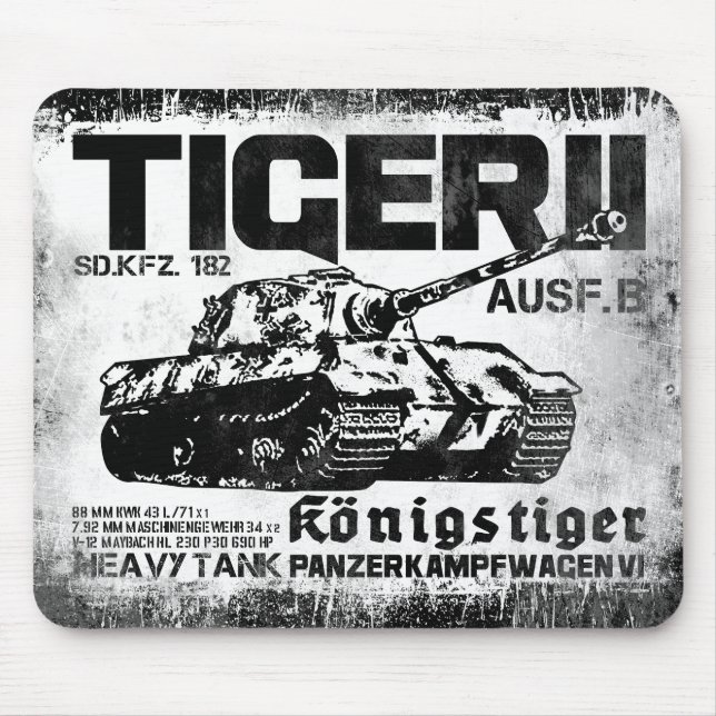 Tiger II Mousepad (Front)