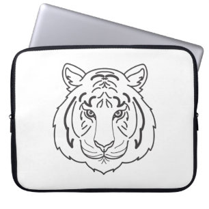 Tiger Illustration Laptop Sleeve