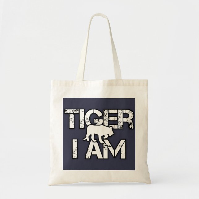 Tiger i'm tiger tote bag (Front)