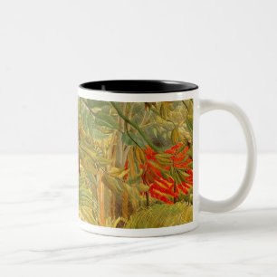 Tiger in a Tropical Storm  1891 Two-Tone Coffee Mug