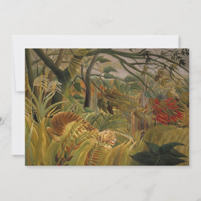 Tiger in a Tropical Storm | Henri Rousseau (Front)