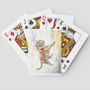 Tiger in Action 2 Playing Cards