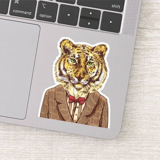 Tiger In Evening Wear (Detail)