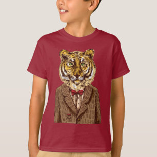 Tiger In Evening Wear T-Shirt