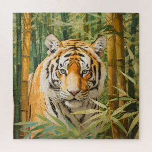 Tiger in Forest Jigsaw Puzzle